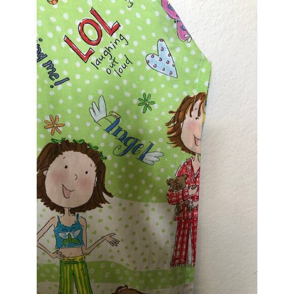 Made Especially for You Girls Apron Friendship Novelty Girls Gift Cotton Green - Picture 8 of 14